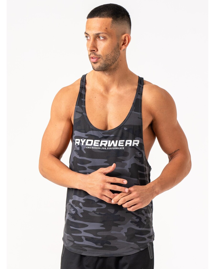 Ryderwear Energy Stringer - Crni Kamuflažni