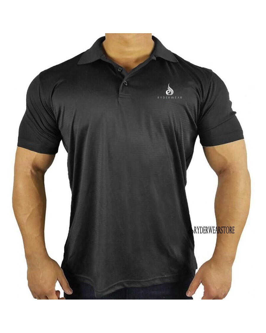 Ryderwear Polo Tee - Black
