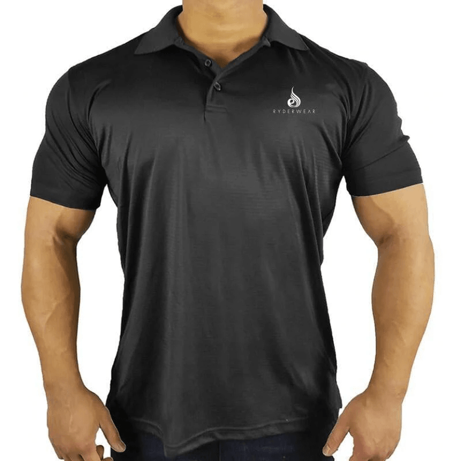Ryderwear Polo Tee - Black