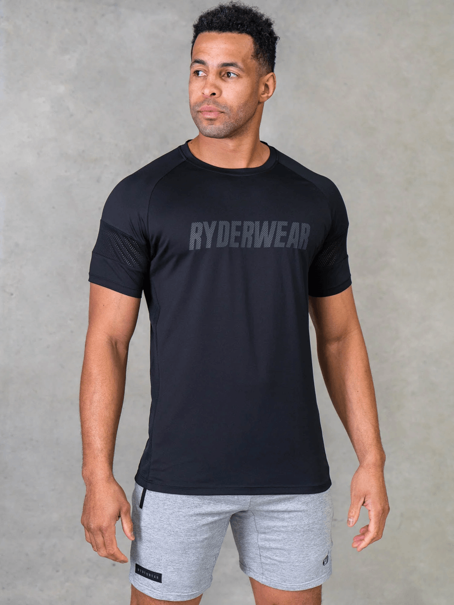 Ryderwear Flex Mesh T-Shirt - Black