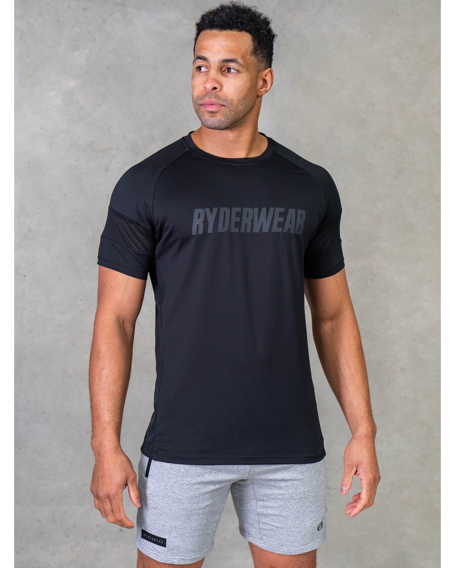 Ryderwear Flex Mesh T-Shirt - Black