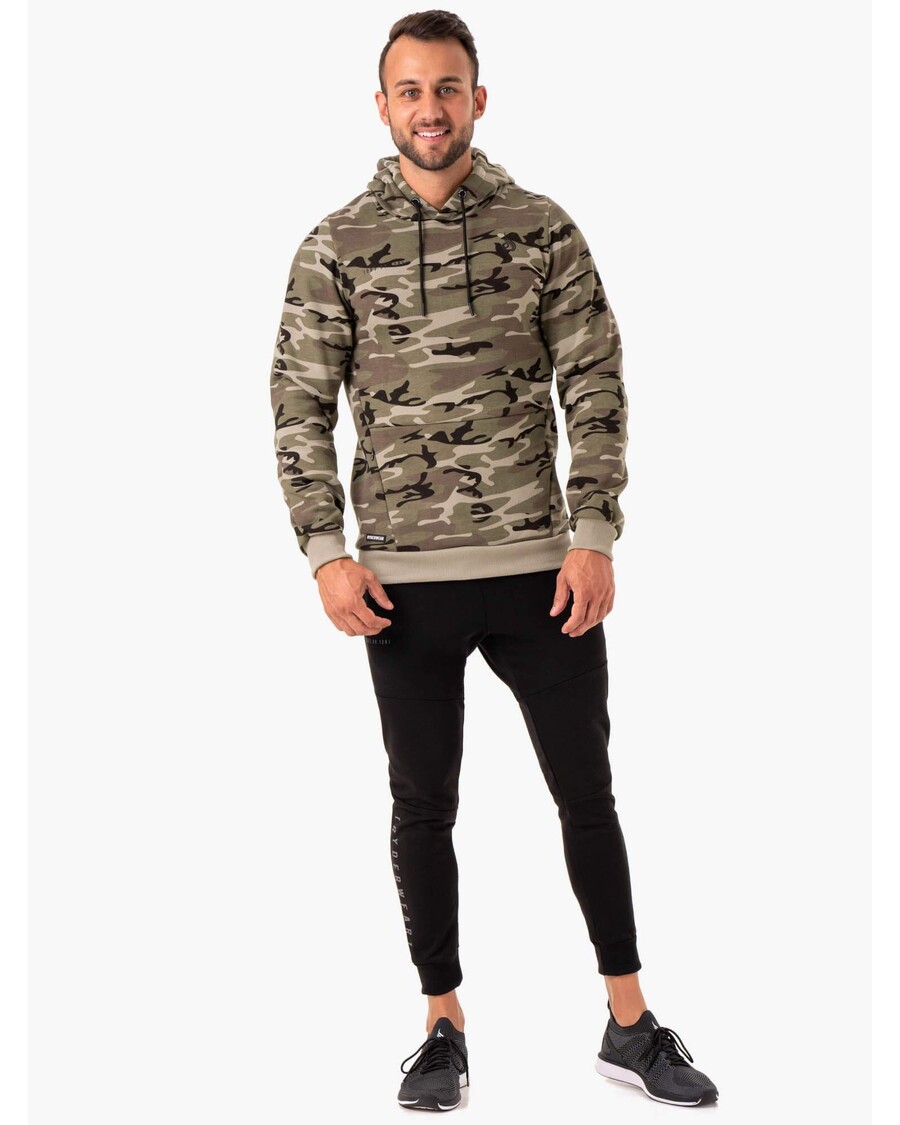 Ryderwear Camo Tech Pullover Hoodie - Khaki Camo