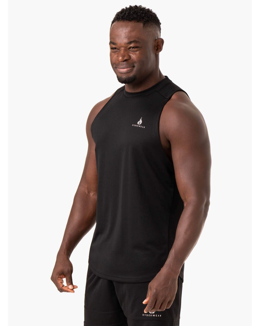 Ryderwear Lift Mesh Tank - Black