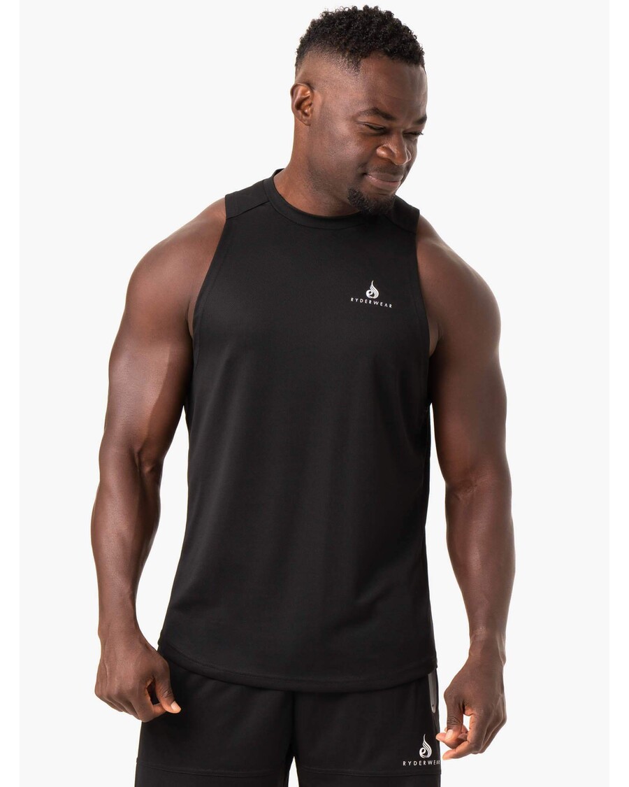 Ryderwear Lift Mesh Tank - Black