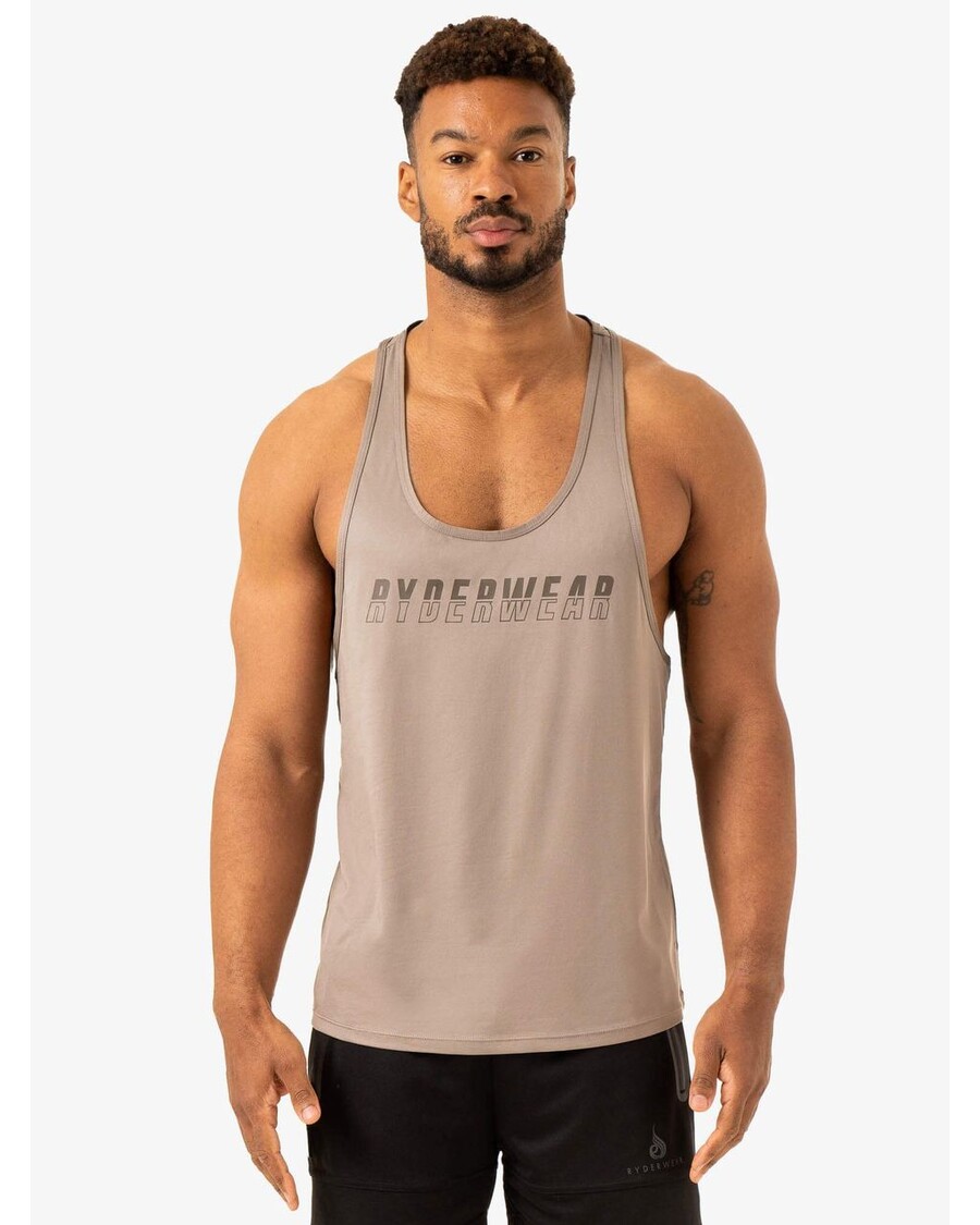 Ryderwear Overdrive Stringer T-Back - Mushroom