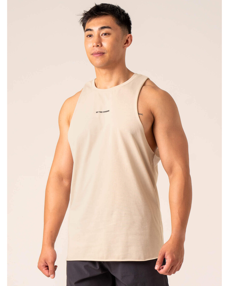 Ryderwear Emerge Drop Armhole Tank - Sand