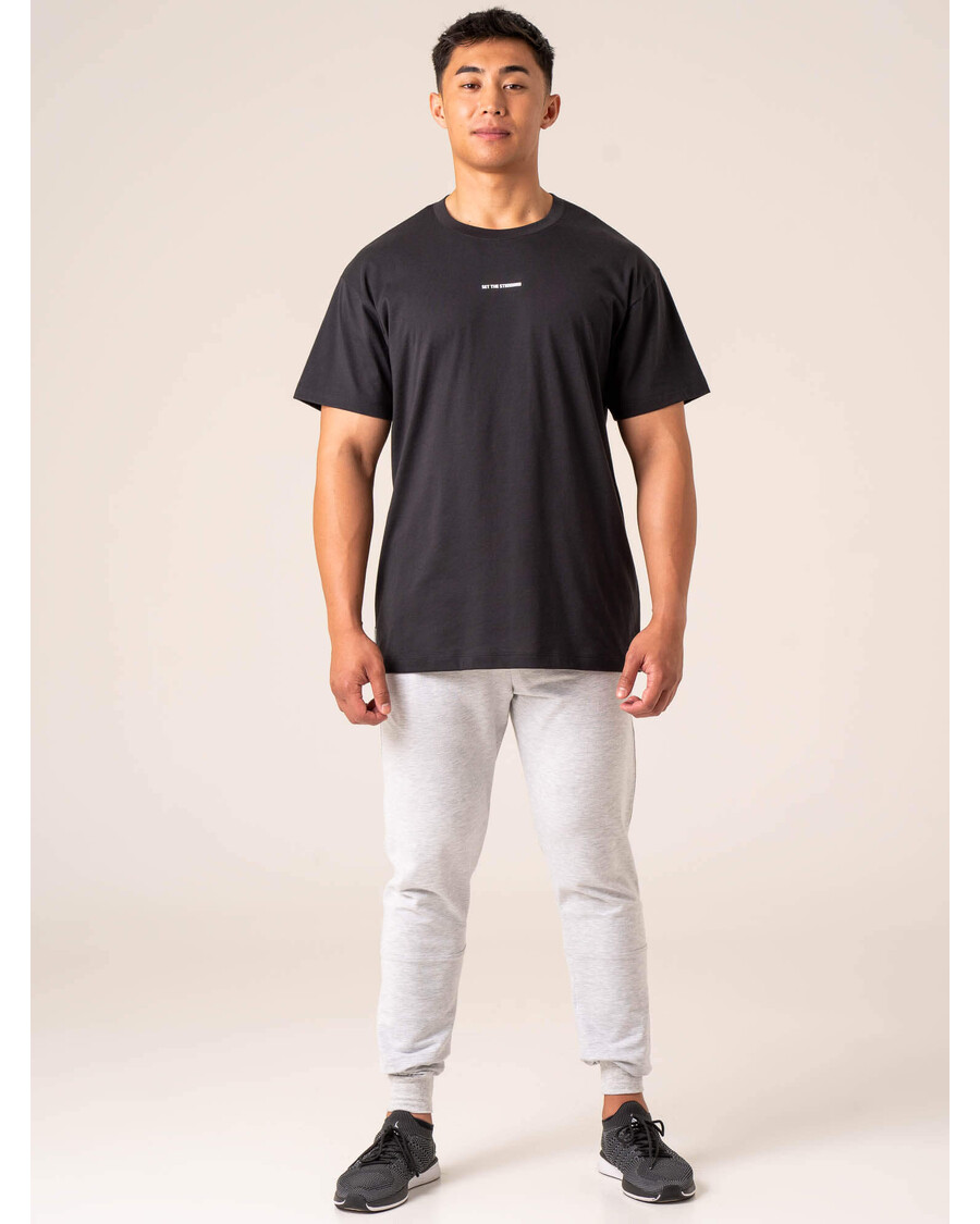 Ryderwear تي شيرت كبير الحجم - أسود باهت