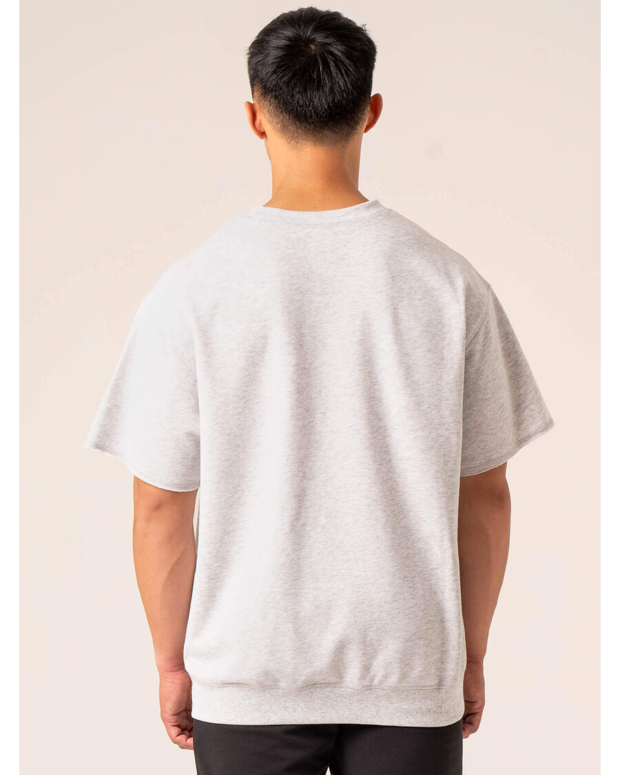 تي شيرت من الصوف من Ryderwear - رمادي ثلجي مارل