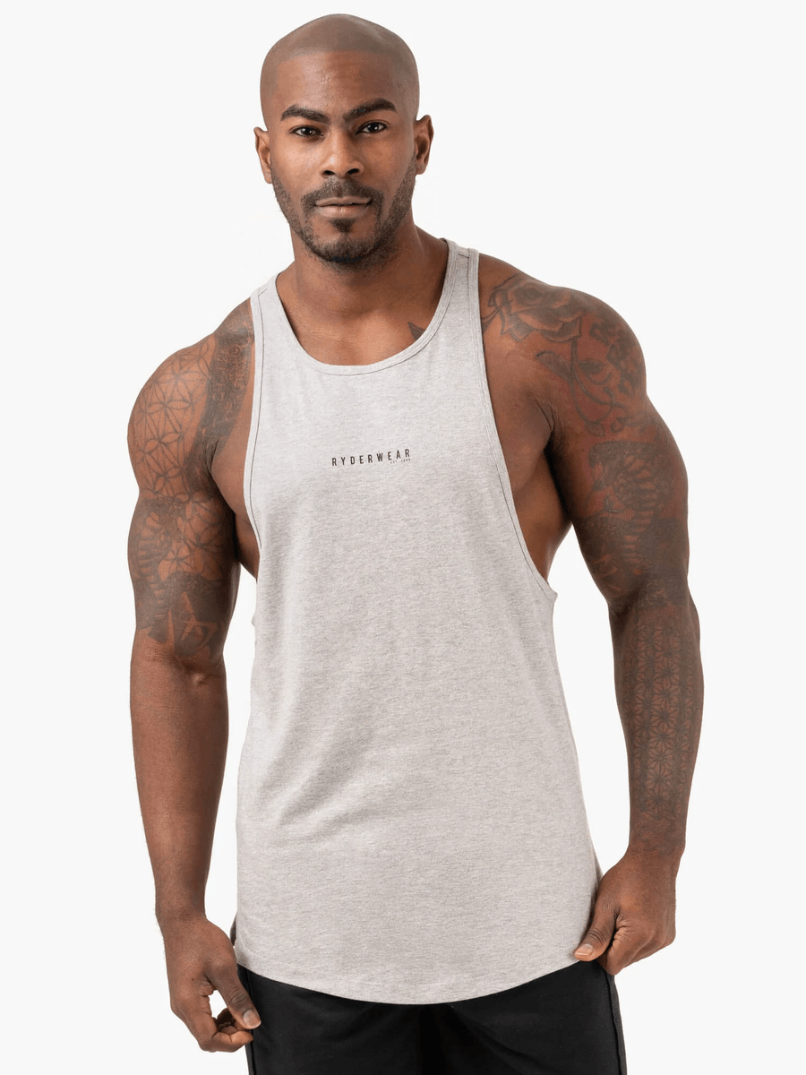 Ryderwear Pursuit Baller Tank - Light Grey Marl