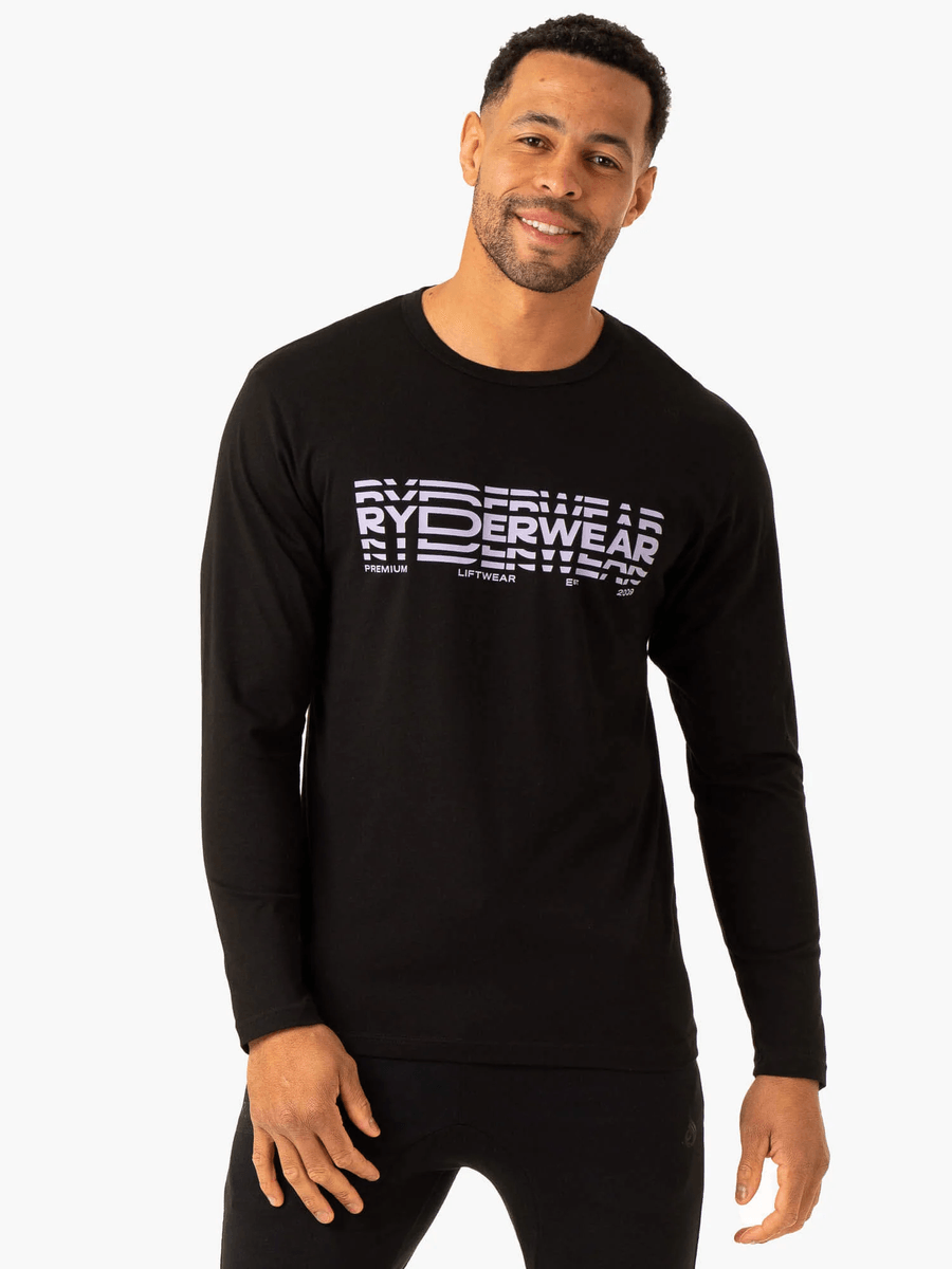 Ryderwear Graphic Long Sleeve T-Shirt - Black