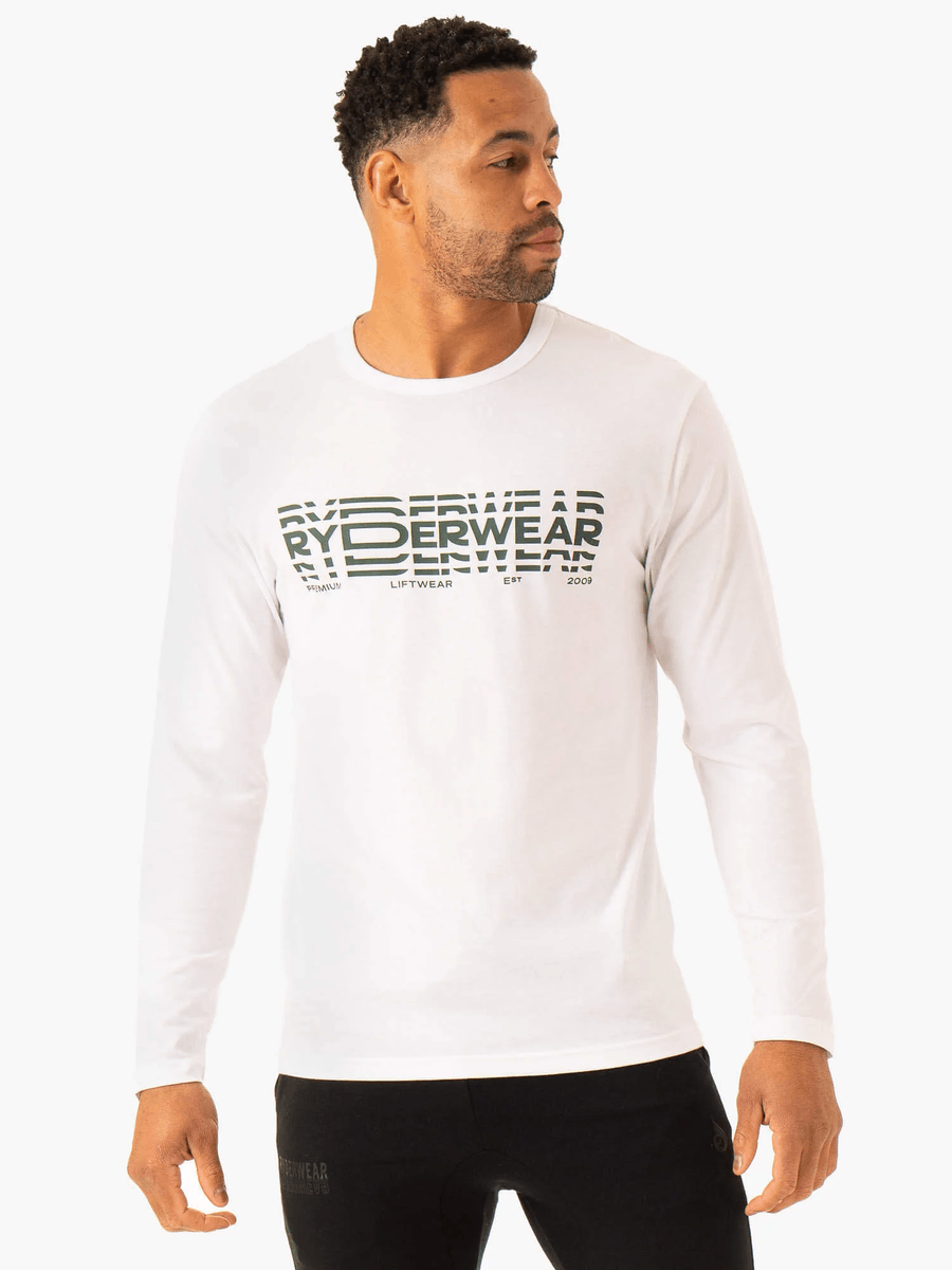 Ryderwear Graphic Long Sleeve T-Shirt - White