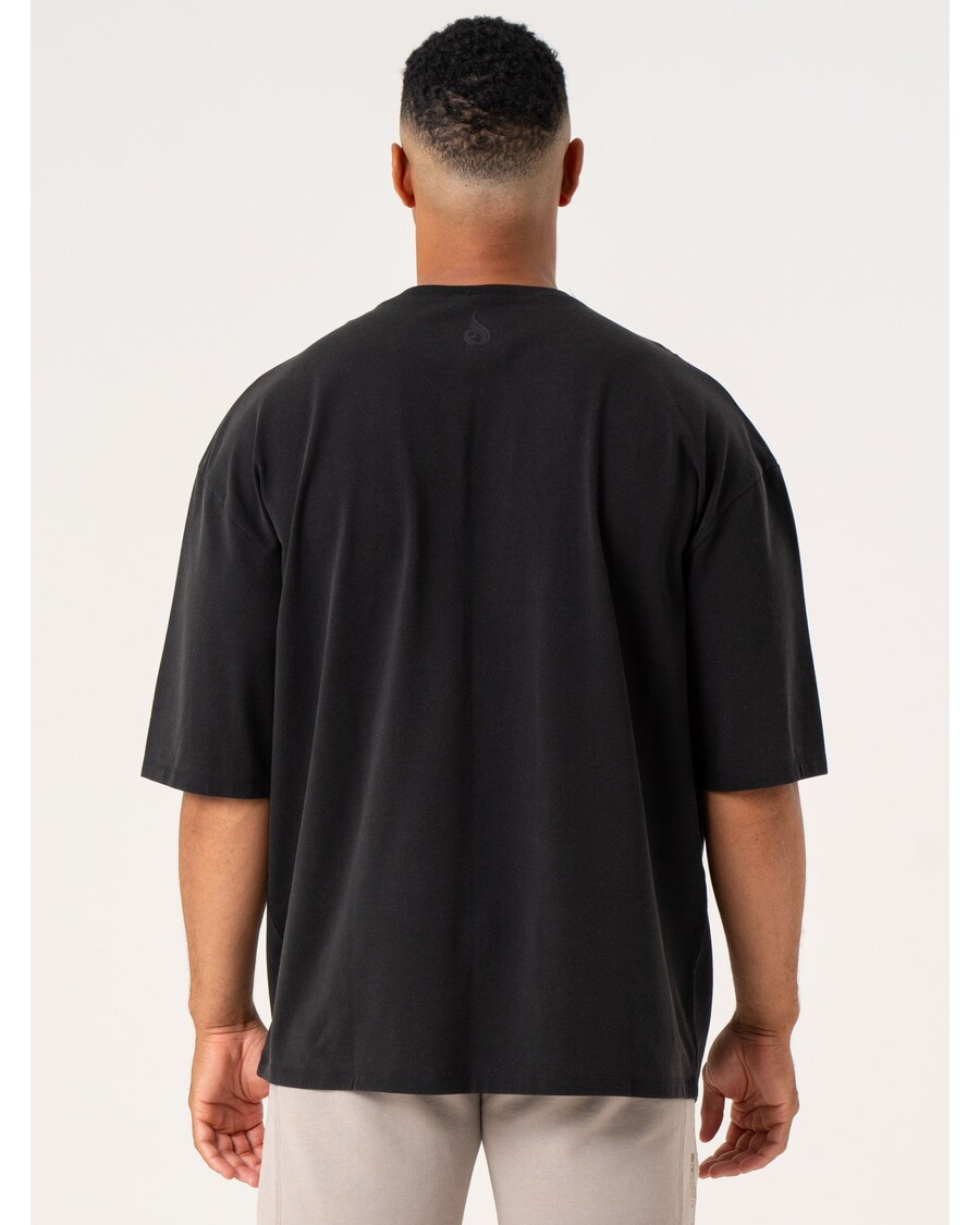 تي شيرت Ryderwear السعي كبير الحجم - أسود حجري