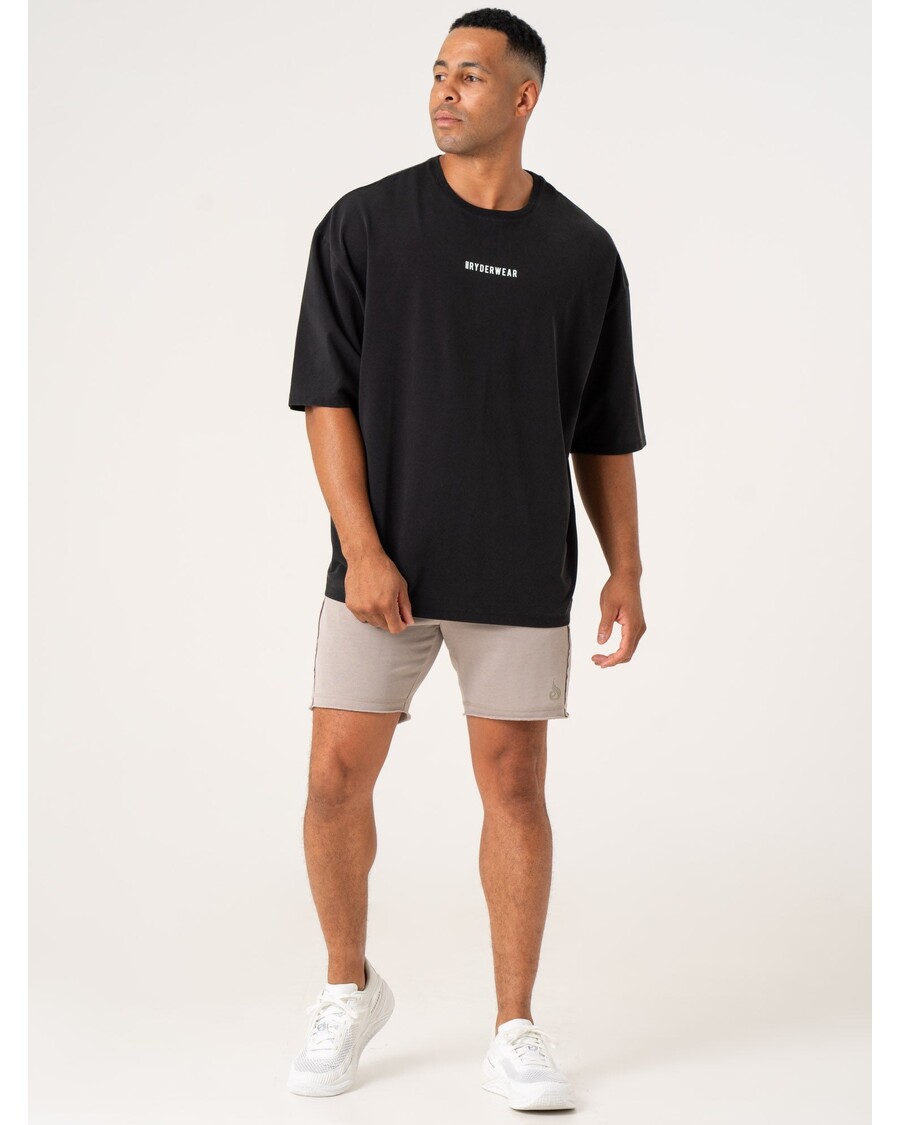 تي شيرت Ryderwear السعي كبير الحجم - أسود حجري
