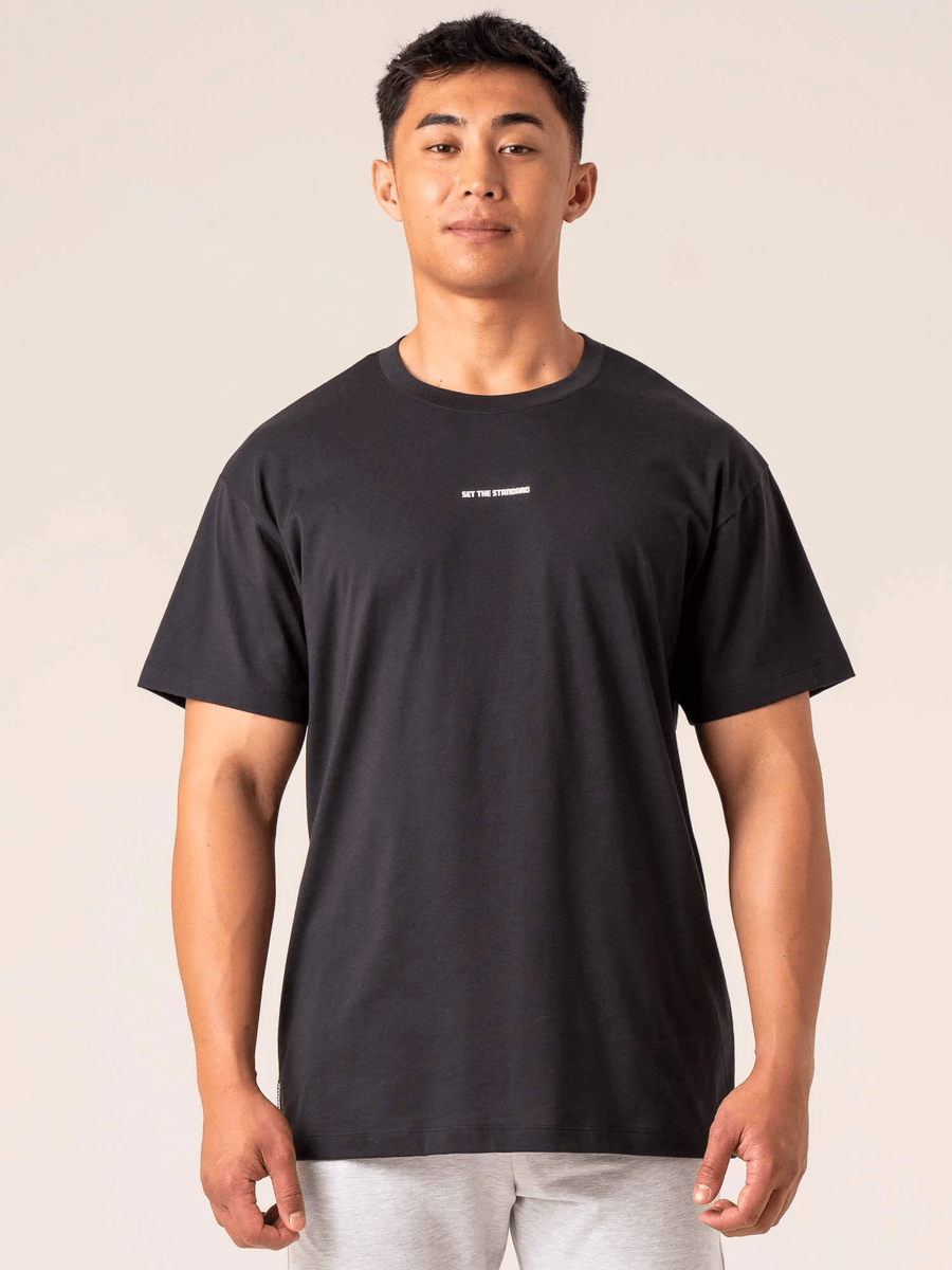 Ryderwear Emerge Oversized T-Shirt - Faded Black