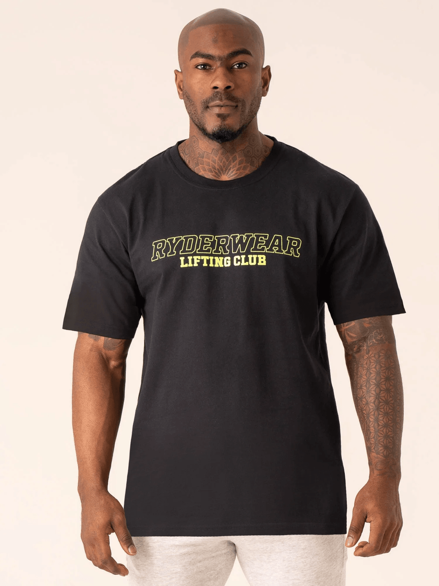 Ryderwear Lifting Club T-Shirt - Black