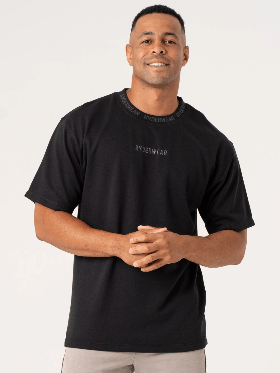 Ryderwear Pursuit Fleece T-Shirt - Black