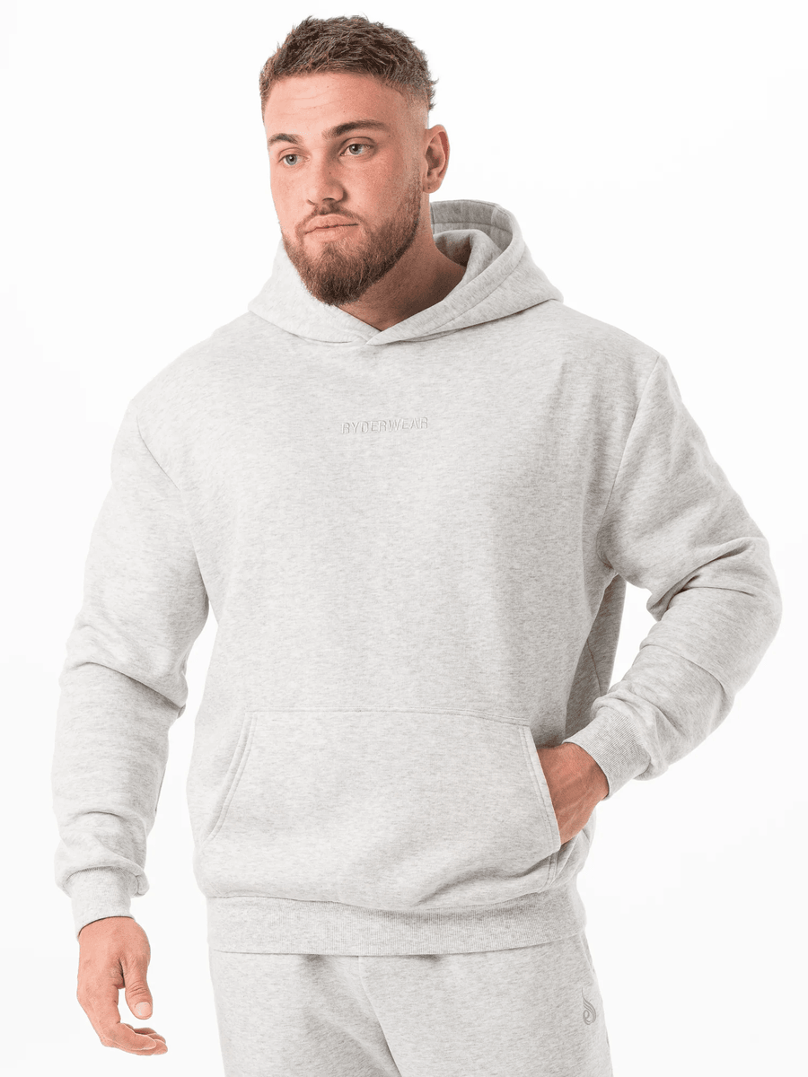 Ryderwear Unisex Hoodie - Snow Marl