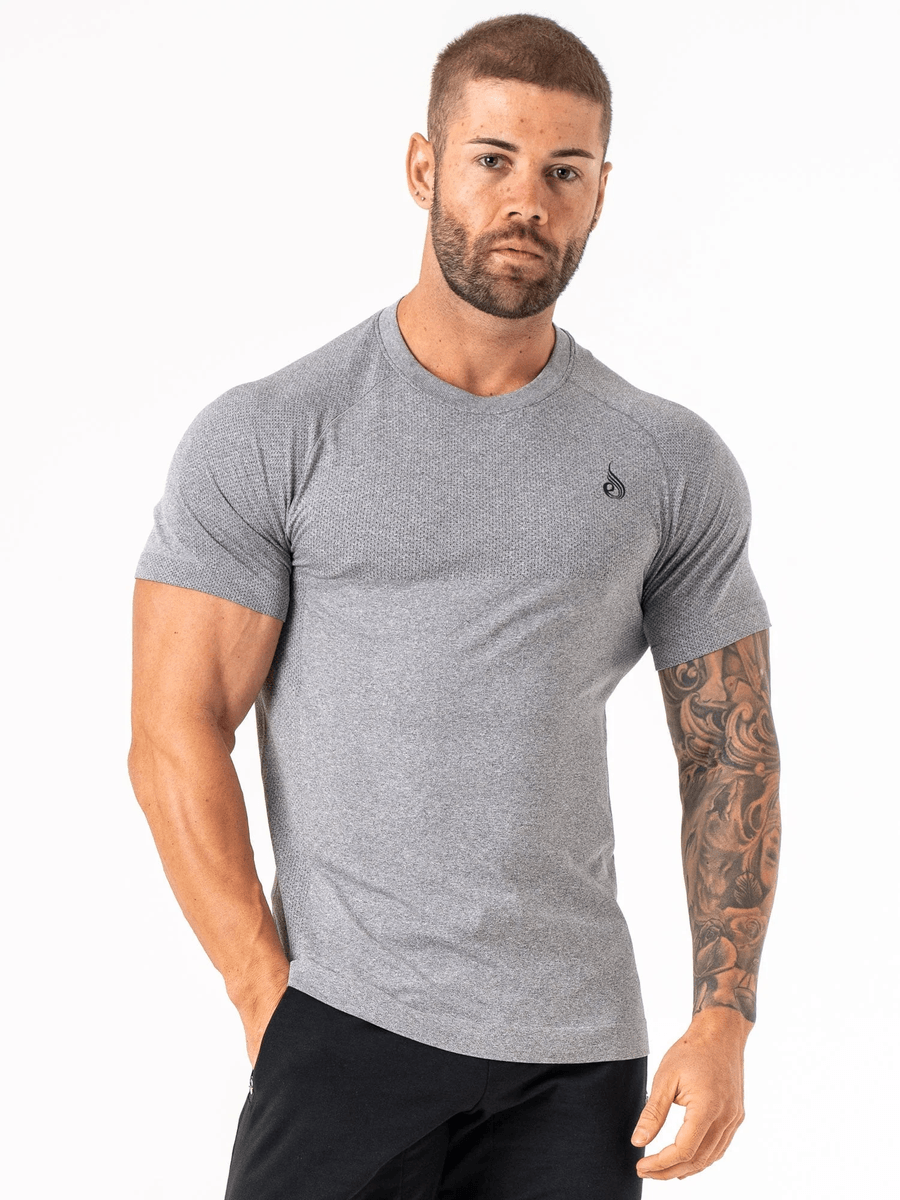 Ryderwear Element Seamless T-Shirt - Charcoal Marl