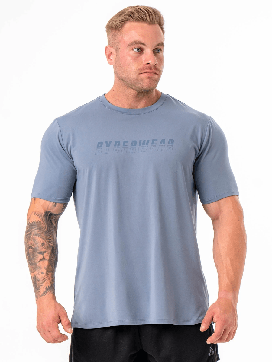 Ryderwear Soft Tech Regular T-Shirt - Denim Blue
