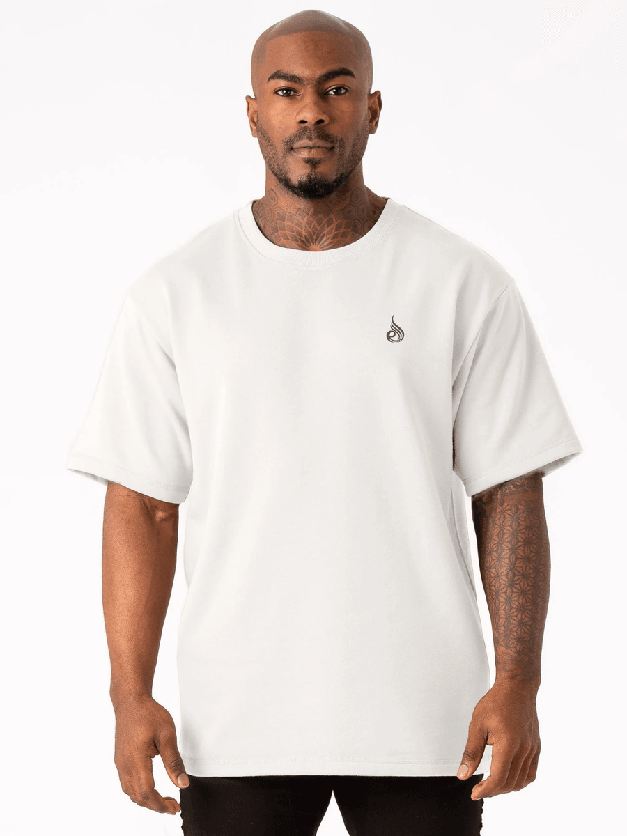 Ryderwear Throwback Fleece Oversized T-Shirt - White
