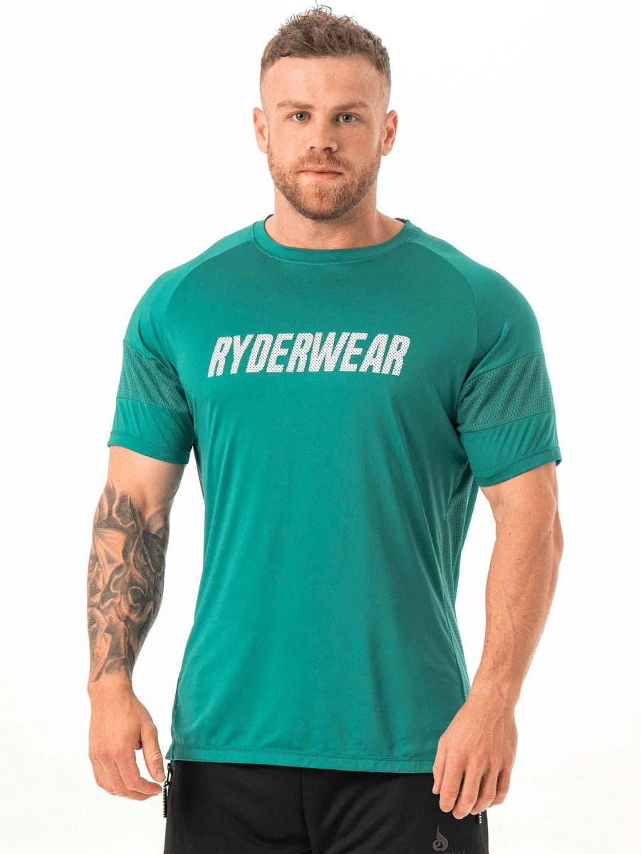 Ryderwear Flex Mesh T-Shirt - Emerald