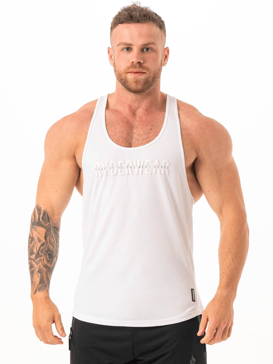 Ryderwear Energy Mesh T-Back - White