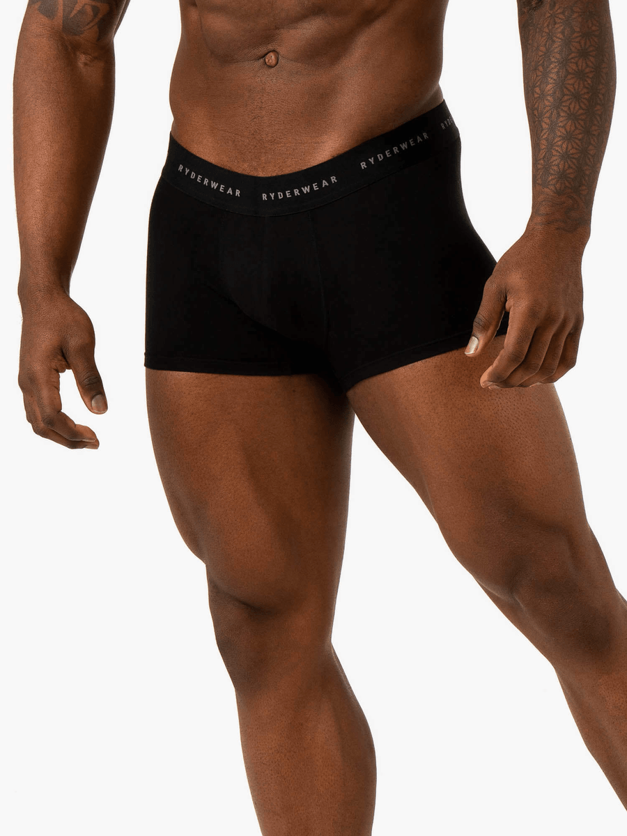 Ryderwear Mens Boxer Brief Underwear - Black