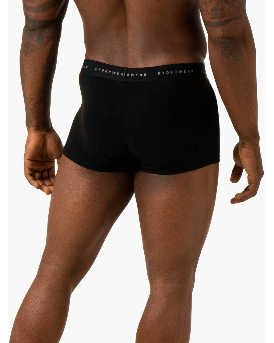 Ryderwear Mens Boxer Brief Underwear - Black