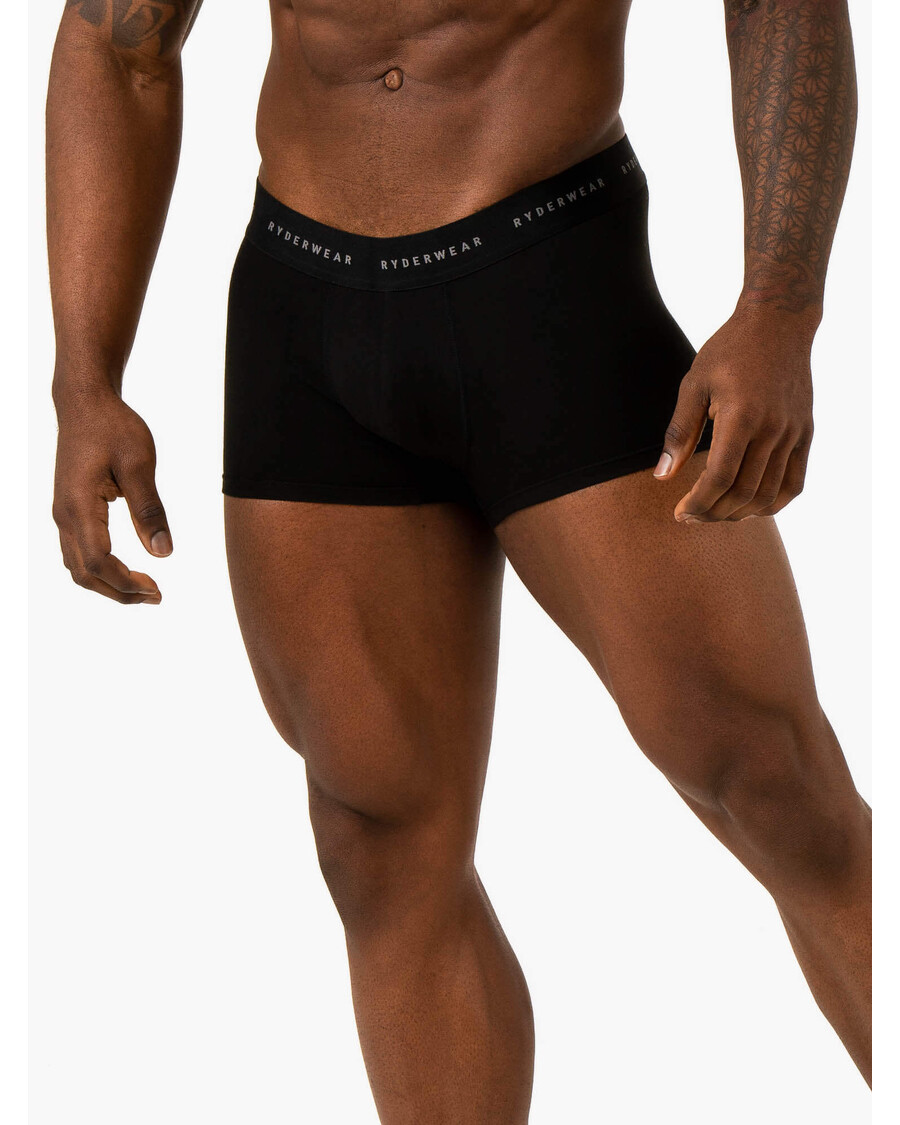 Ryderwear Mens Boxer Brief Underwear - Black