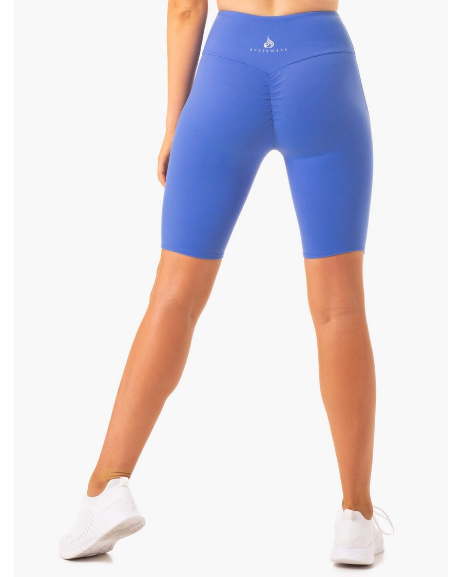 Ryderwear Staples Scrunch Bum Bike Shorts - Iris Blue