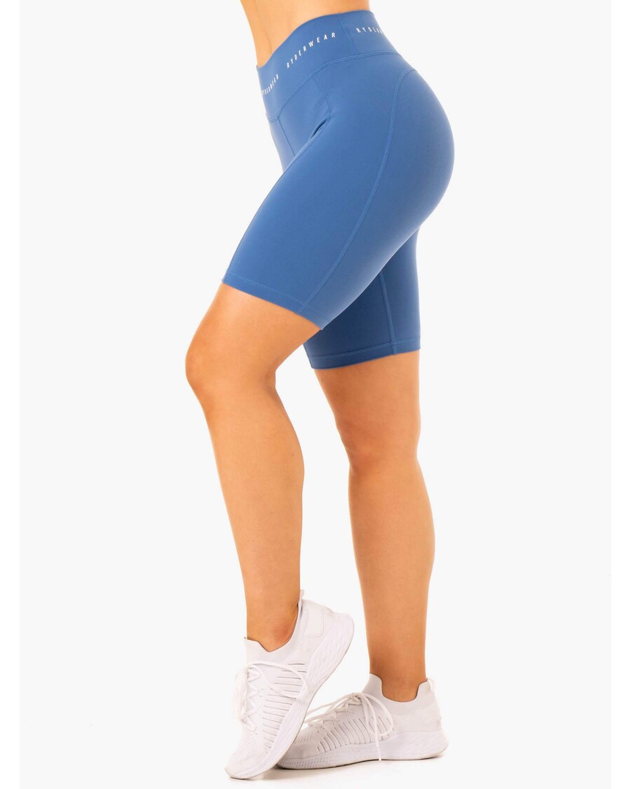 Ryderwear リフレックス ハイウエスト バイク ショーツ - ブルー