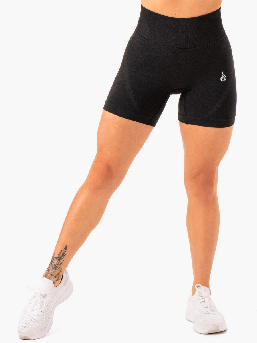 Ryderwear Staples Seamless Shorts - Black Marl