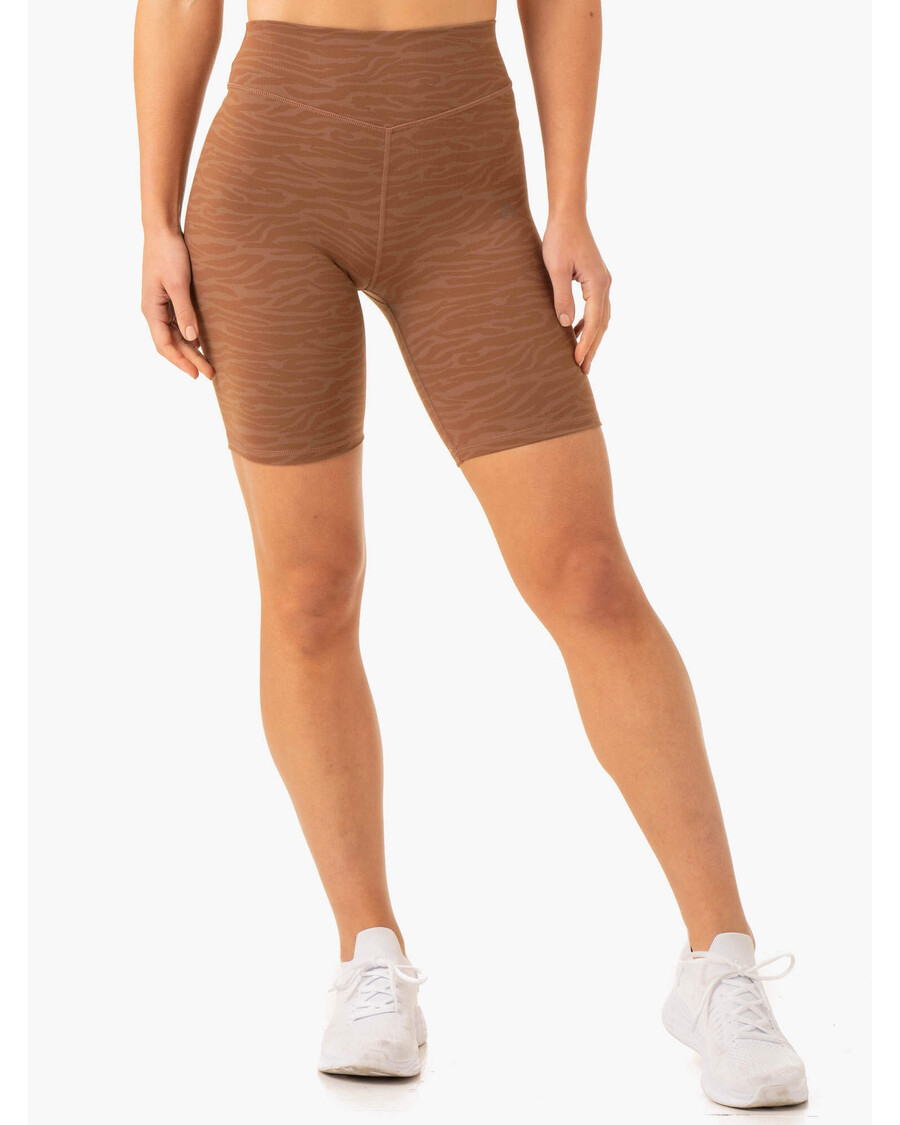 Ryderwear Transform Mid Length Shorts - Chocolate Zebra