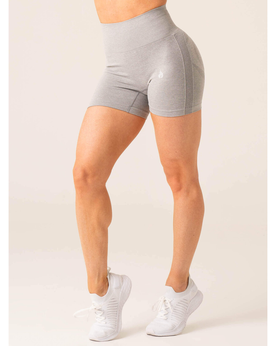 Ryderwear Evolve Seamless Shorts - Light Grey Marl
