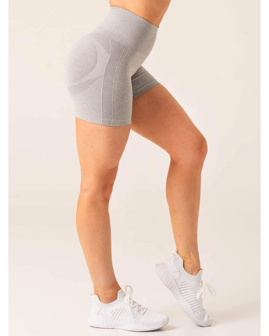 Ryderwear Evolve Seamless Shorts - Light Grey Marl