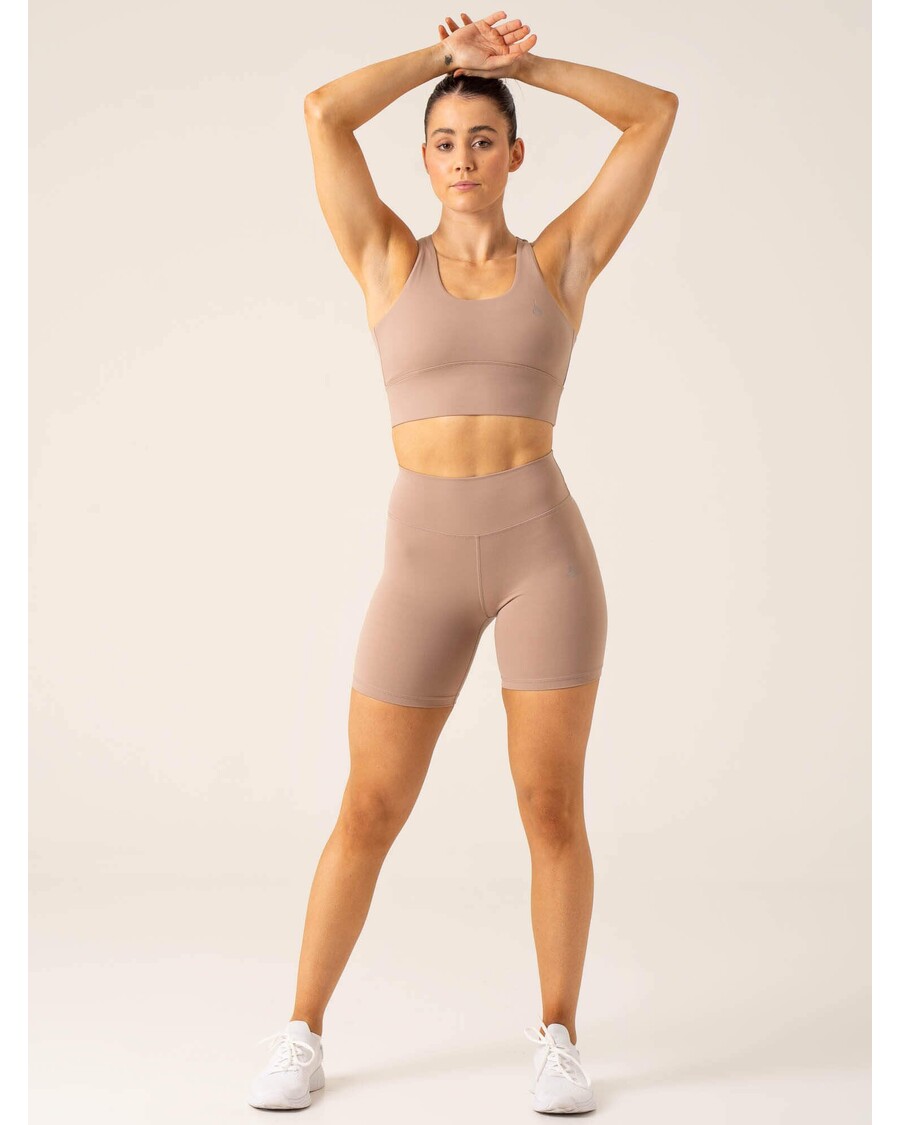 Ryderwear NKD Arch Mid-Length Shorts - Taupe