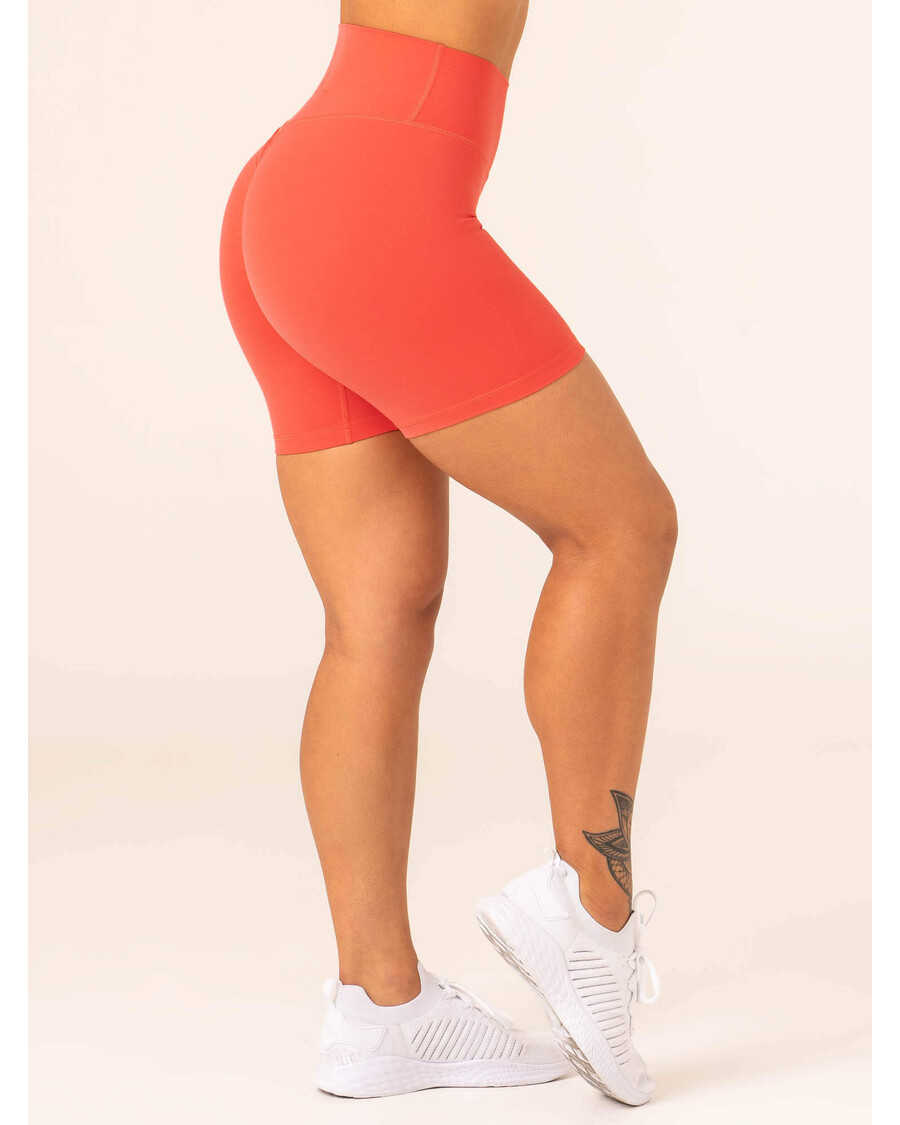 Ryderwear NKD High Waisted Scrunch Shorts - Watermelon