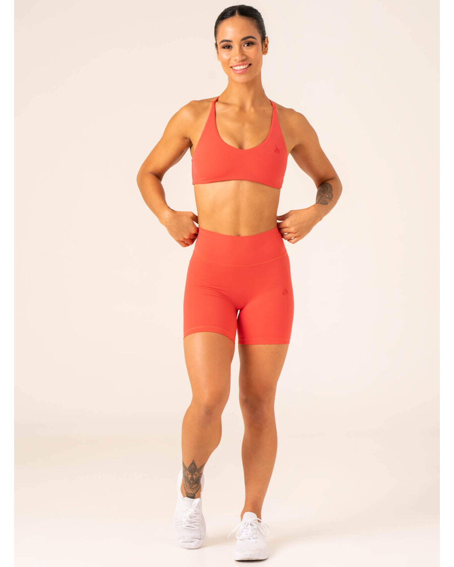 Ryderwear NKD High Waisted Scrunch Shorts - Watermelon