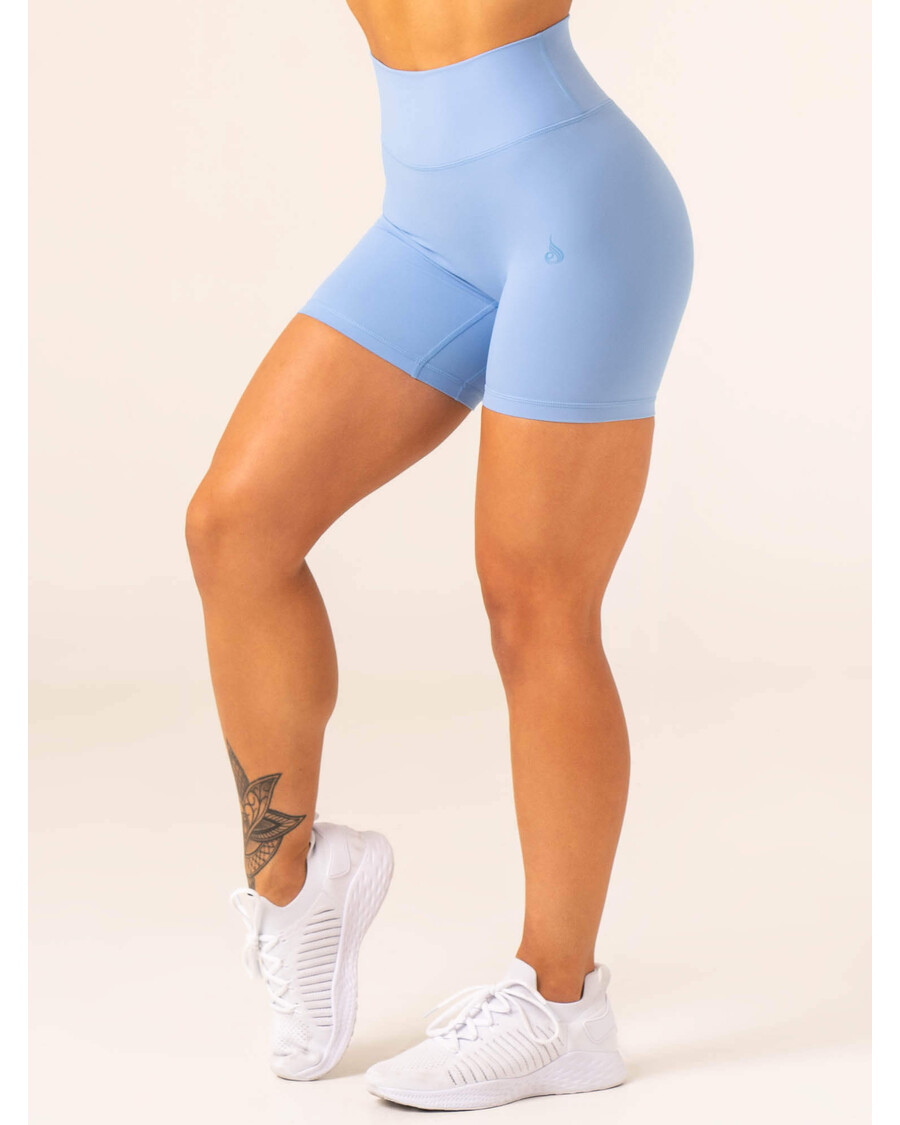 Ryderwear NKD High Waisted Scrunch Shorts - Blue