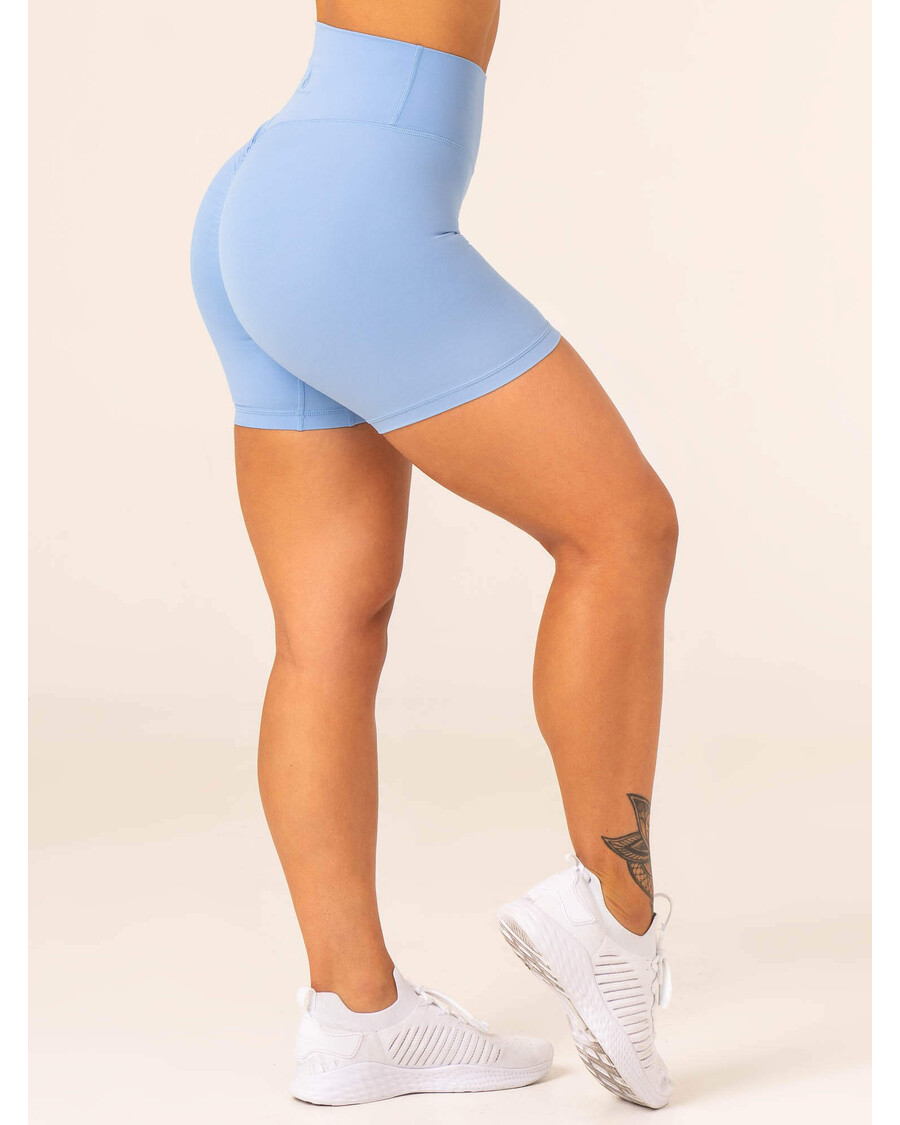 Ryderwear NKD High Waisted Scrunch Shorts - Blue