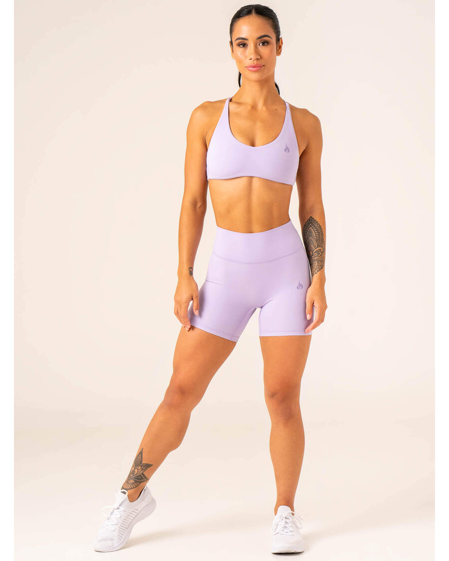 Ryderwear NKD High Waisted Scrunch Shorts - Lavender