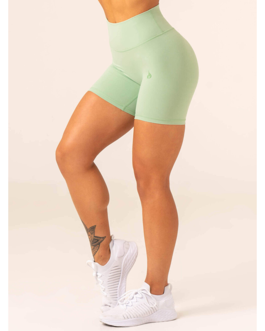 Ryderwear NKD High Waisted Scrunch Shorts - Pistachio