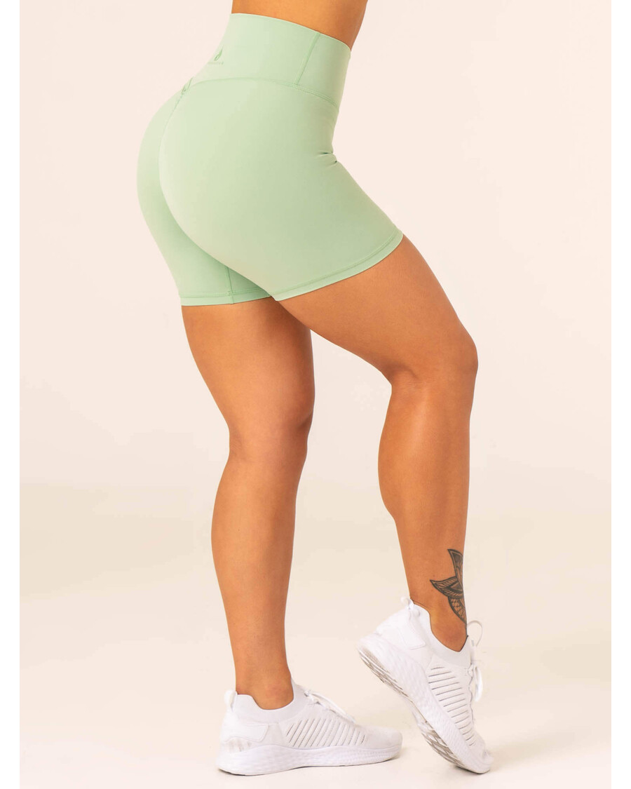 Ryderwear NKD High Waisted Scrunch Shorts - Pistachio