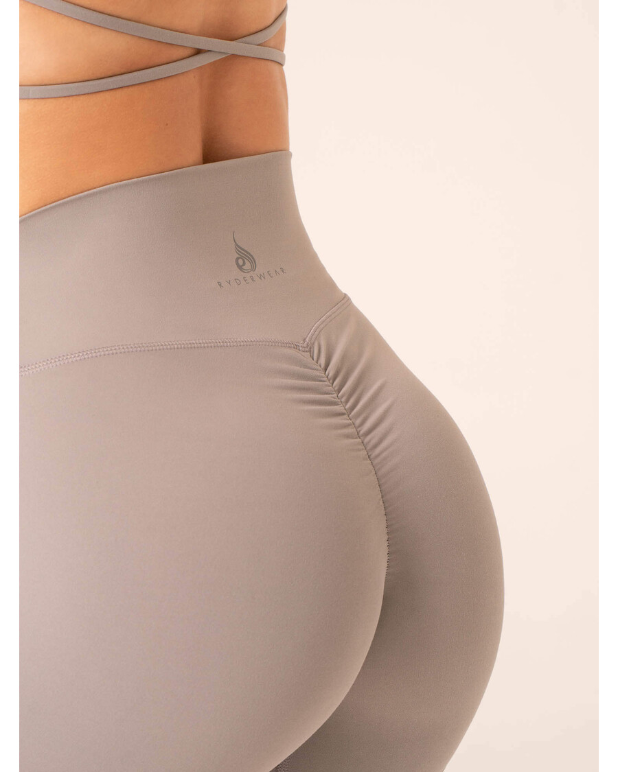 Kratke Hlače Z Visokim Pasom Ryderwear Nkd - Jekleno Sive