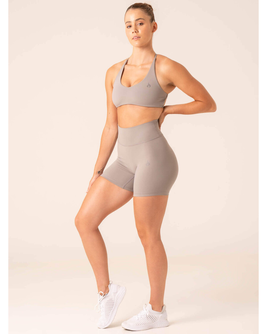 Kratke Hlače Z Visokim Pasom Ryderwear Nkd - Jekleno Sive