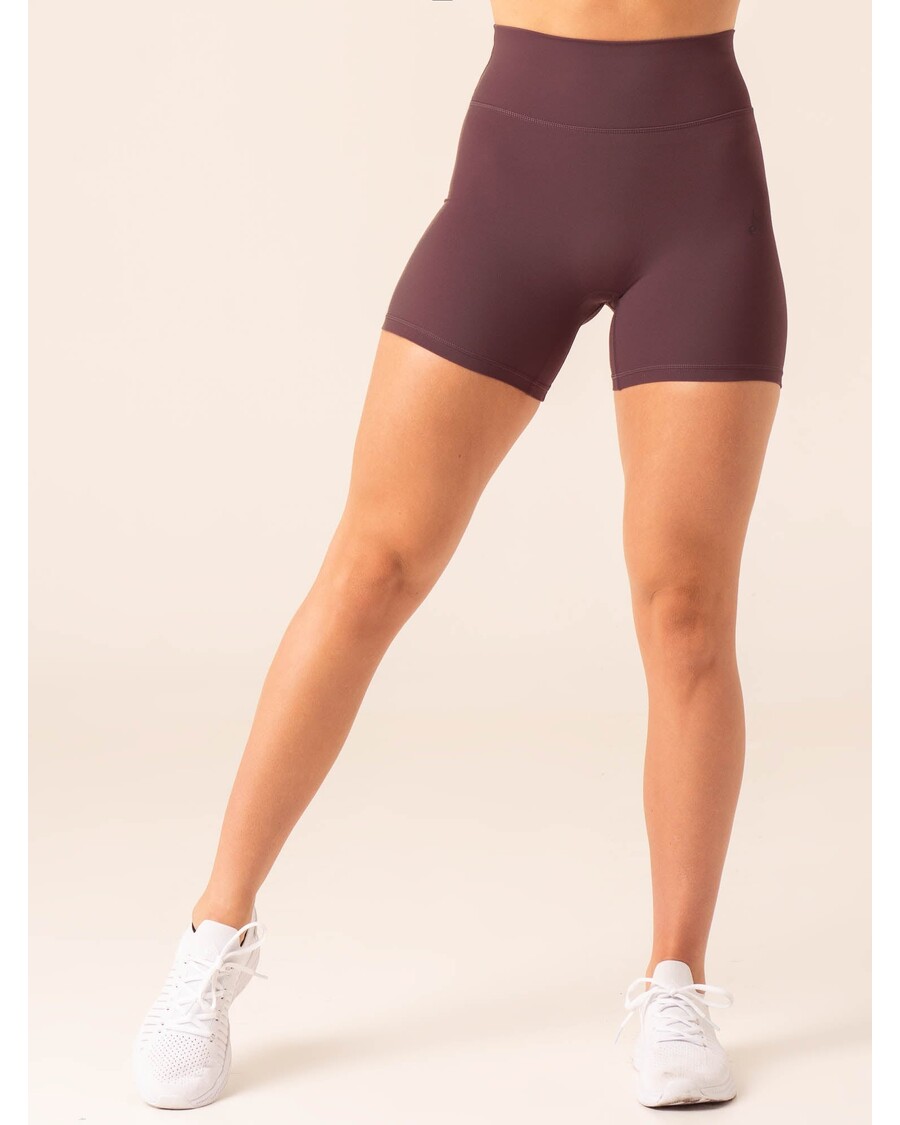 Ryderwear NKD High Waisted Scrunch Shorts - Plum
