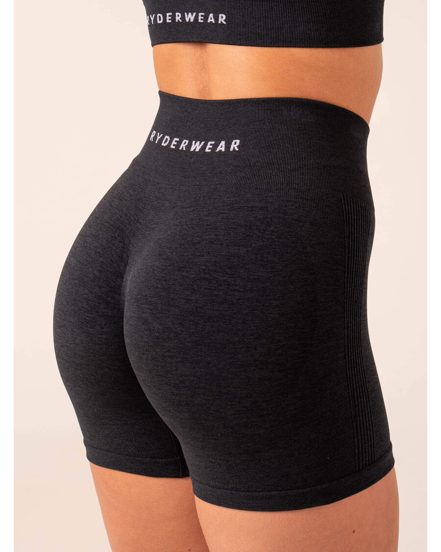 Ryderwear Aspire Seamless Shorts - Black Marl