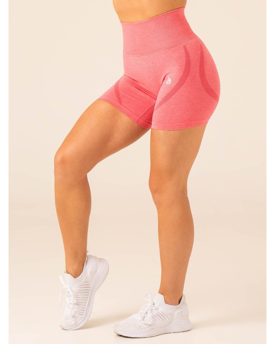 Ryderwear Sculpt Naadloze Short - Koraalroze Gemêleerd