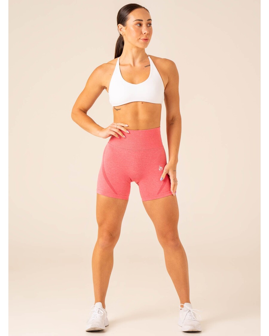 Ryderwear Sculpt Naadloze Short - Koraalroze Gemêleerd