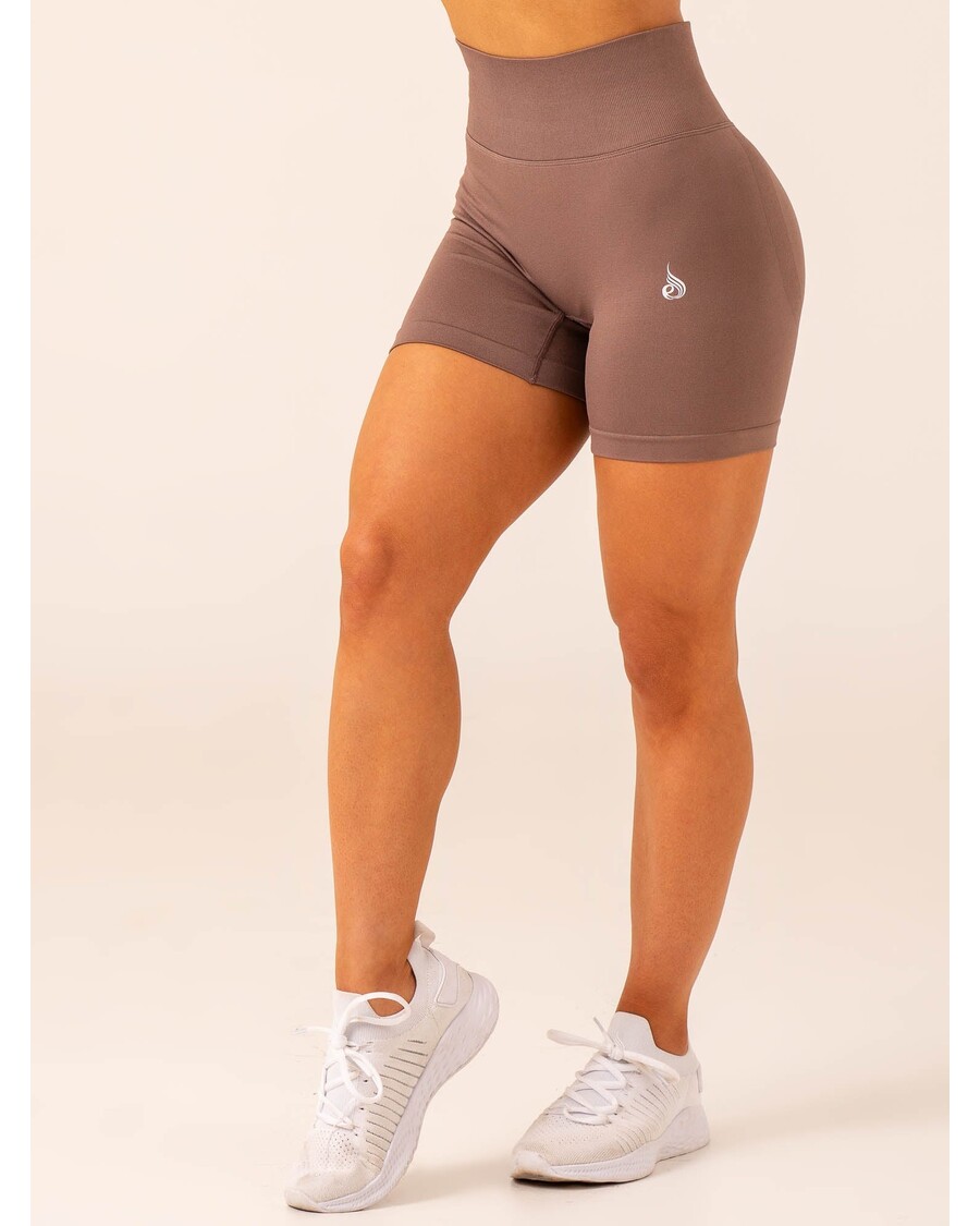 Ryderwear Lift BBL Scrunch Seamless Shorts - Deep Taupe